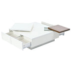 Modern Square Wood Coffee Table