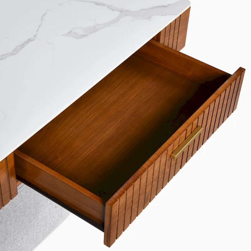 Lift Top Coffee Table with Hidden Storage and 4 Ottomans