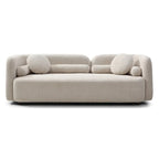 Modern 3 Seater Velvet Upholstered Comfy Couch with Legs