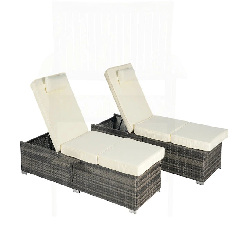 Outstanding Outdoor Chaise Lounge Chair Set for Relaxation and Leisure