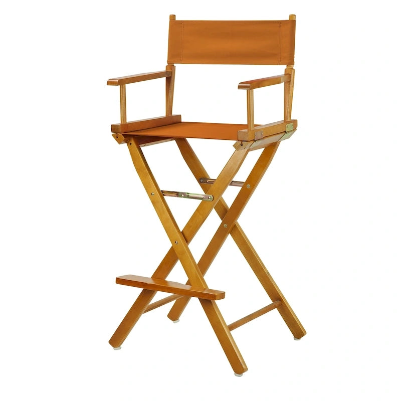 Honey Oak Frame 30-inch Directors Chair