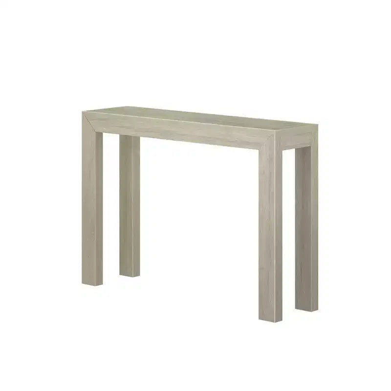 Plank+Beam 46 Modern Solid Wood Console Table, Narrow Entryway Table, Behind The Couch
