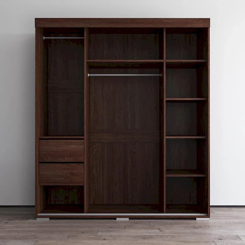 Copper Grove Parasol 71-inch Modern Glossy Armoire