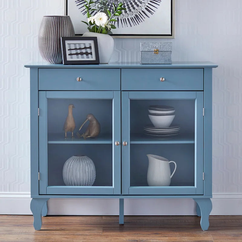 Copper Grove Rawdon Glass Front Buffet/Sideboard
