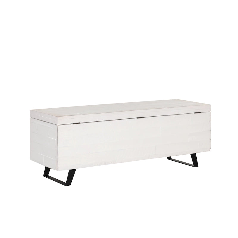 Broadmore 46-inch Acacia Wood Storage Bench
