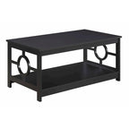 Ring Coffee Table with Shelf