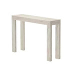 Plank+Beam 46 Modern Solid Wood Console Table, Narrow Entryway Table, Behind The Couch