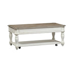 Magnolia Manor Antique White Lift Top Cocktail Table