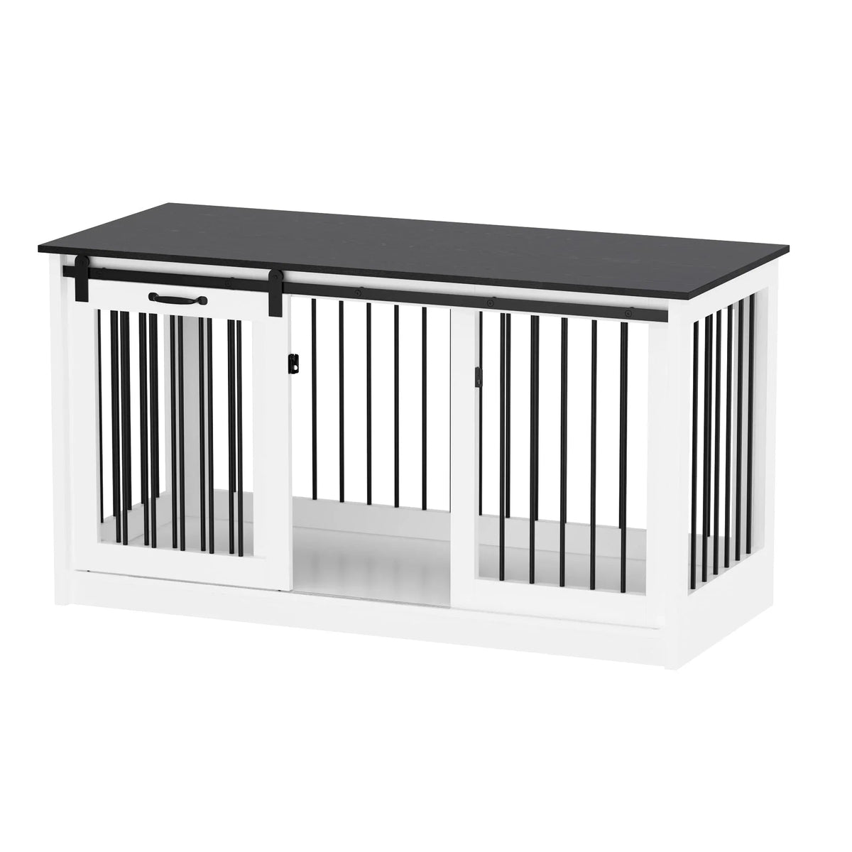 Pet Residence with Iron Tube Reinforcement Stylish & Sturdy Dog Crate