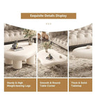 48.5 Modern Cloud Shape 4 Legs Coffee Table