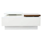 Modern Square Wood Coffee Table