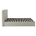 Storage Bed - Sage Stripe