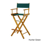 Honey Oak Frame 30-inch Directors Chair