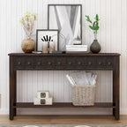 Rustic Entryway Console Table