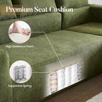 Modern Upholstery Chaise Sofa with Pillows for Living Room
