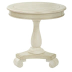 Porch & Den Viola Hand-painted Traditional Round Accent Table