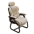 Yellow High-Back Leather Ergonomic Executive Chair