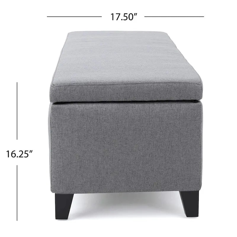 Modern Upholstered Storage Bench for Living Room Entryway