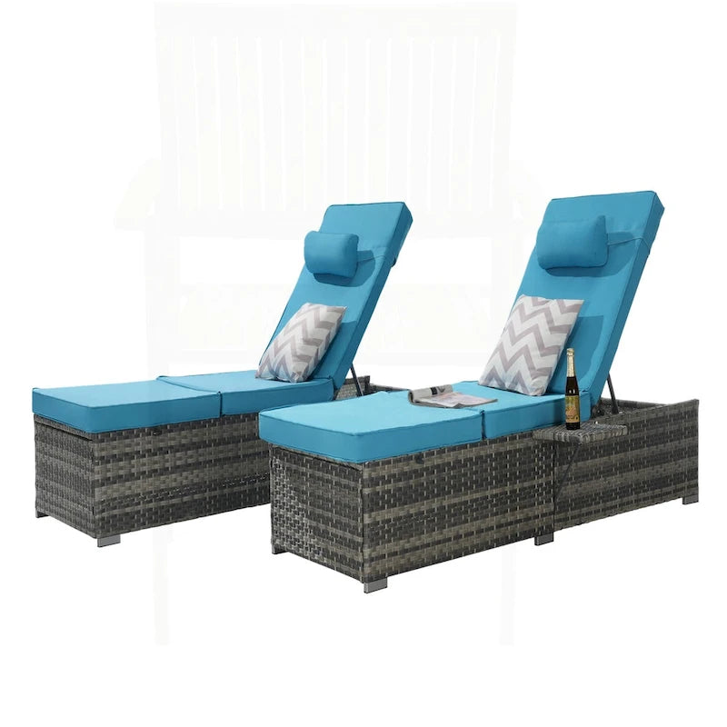 Outstanding Outdoor Chaise Lounge Chair Set for Relaxation and Leisure
