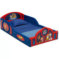 Delta Children Plastic Sleep and Play Toddler Kids Bed with Attached Guardrails - PAW Patrol