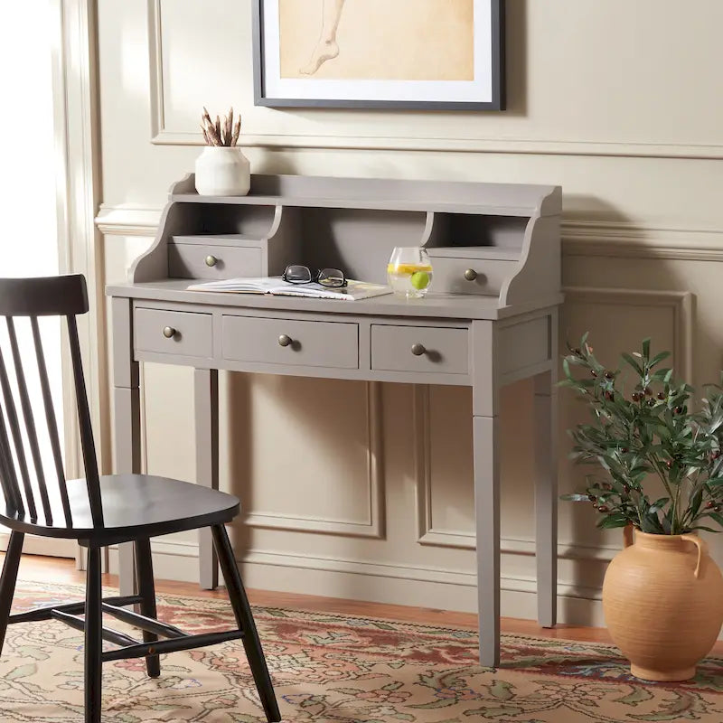 SAFAVIEH Leana 5-Drawer Work Office Writing Desk