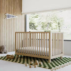 Storkcraft Sicily Deluxe 3-in-1 Convertible Crib with Toddler Guardrail