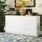Famapy Modern 12-Drawers Dresser Sleek Chest of Drawers