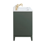 Vanity Art Bathroom Vanity with Ceramic Sink and Engineered Marble Top