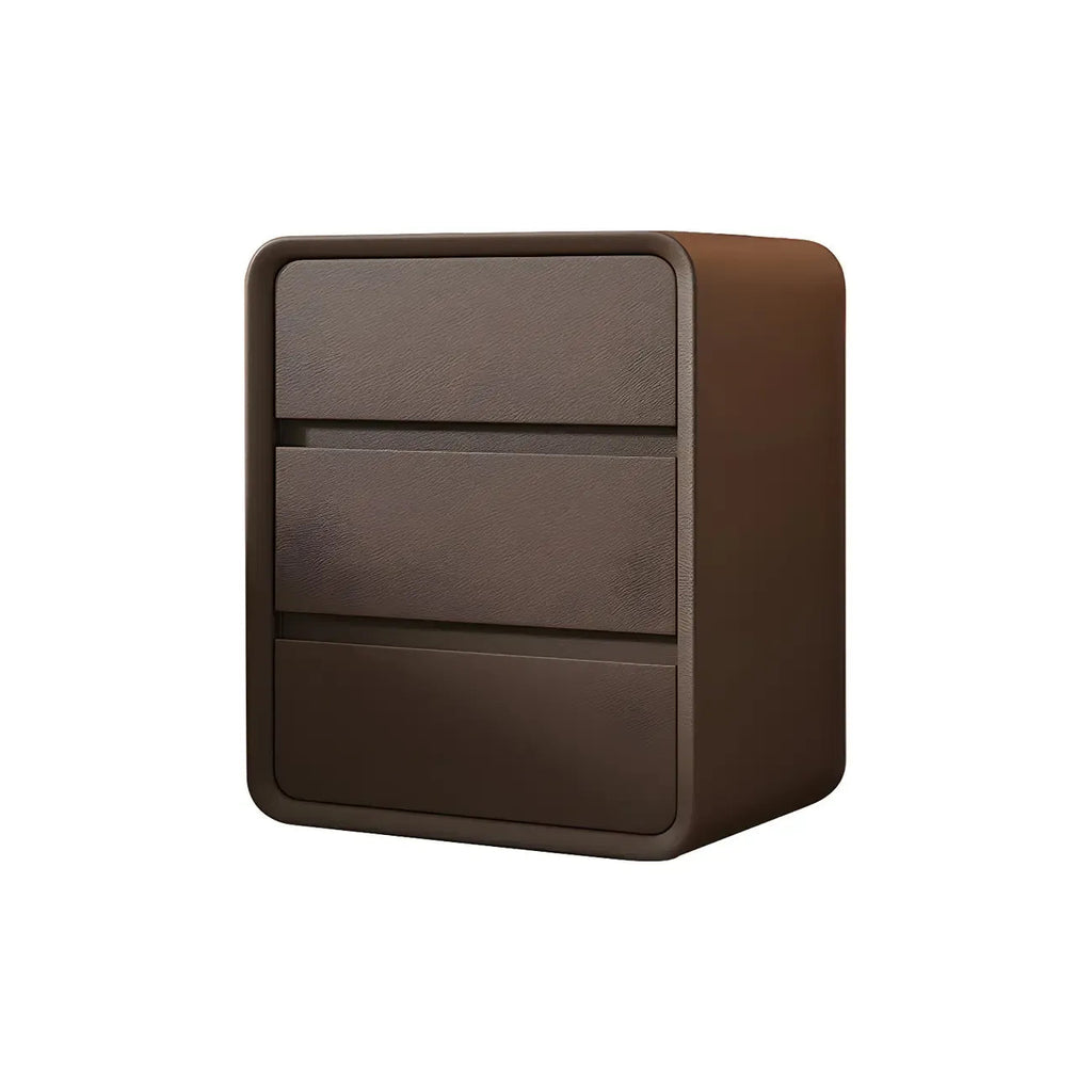 Scandinavian Wood Narrow Bedside Cabinet