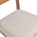 Slat Back Wood Dining Chairs Set of 4
