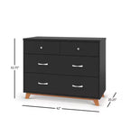 Child Craft SOHO 2-Piece Nursery Set, Includes 4-in-1 Convertible Crib and 3-Drawer Dresser