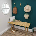 Plank+Beam Entryway Bench, Solid Wood End of Bed Bench for Bedroom, Hallway, Porch, 41.25