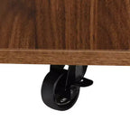 Multi-Function Modern Lift-Top Coffee Table with Hidden Storage, 4 Stools and Casters, Perfect for Modern Living Spaces