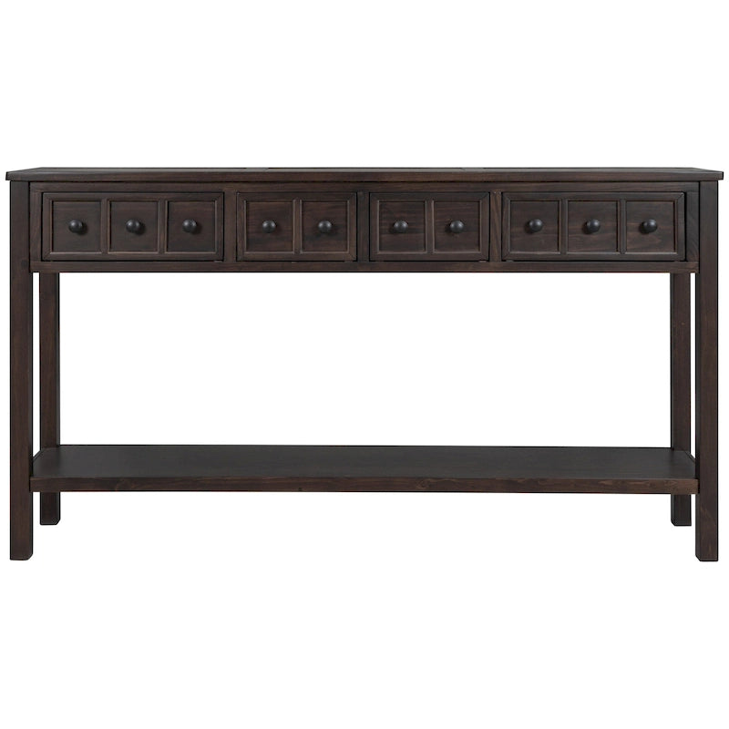Rustic Entryway Console Table