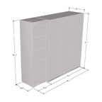 Three-Mirror Wardrobe