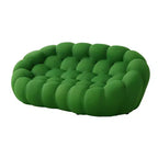 Modern Loveseat Bubble 2 Seater Upholstered Sofa Couch 3D Textile Mesh Fabric for Living Room