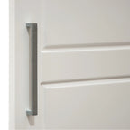 Palace Imports 100% Solid Wood Cosmo 3-Door Wardrobe Armoire with Solid Wood or Mirrored Doors