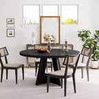 47 Inch Round Dining Table for 4 people