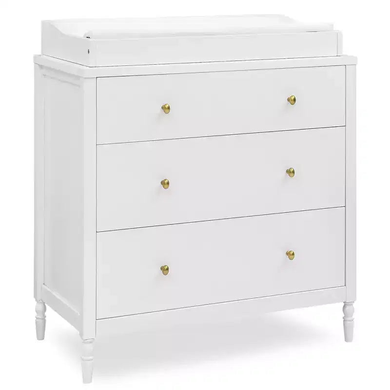 3 Drawer Dresser with Changing Top - Kids Nursery