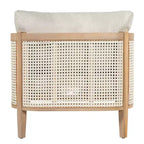 Christopher Knight Home Maciej 3 Piece Outdoor Rustic Acacia Wood and Rattan Seating Set