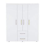 Bariloche Armoire with Hanging Rods, Shelves, 2 Drawers
