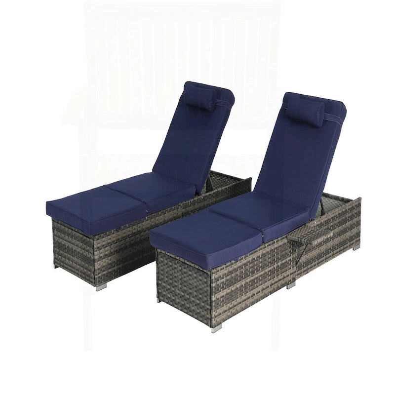 Outstanding Outdoor Chaise Lounge Chair Set for Relaxation and Leisure