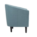 Modern Barrel Accent Chairs Cozy Armchair Club Chair