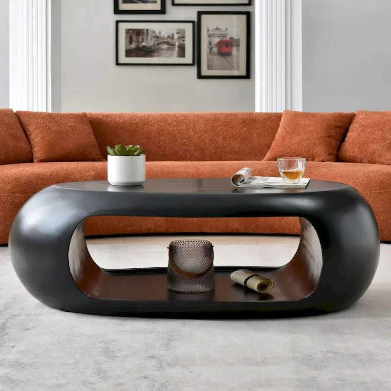 Modern Oval Coffee Table