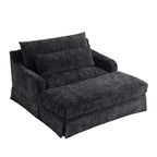 Polibi Extra-Deep Chenille Sofa Bed Chair