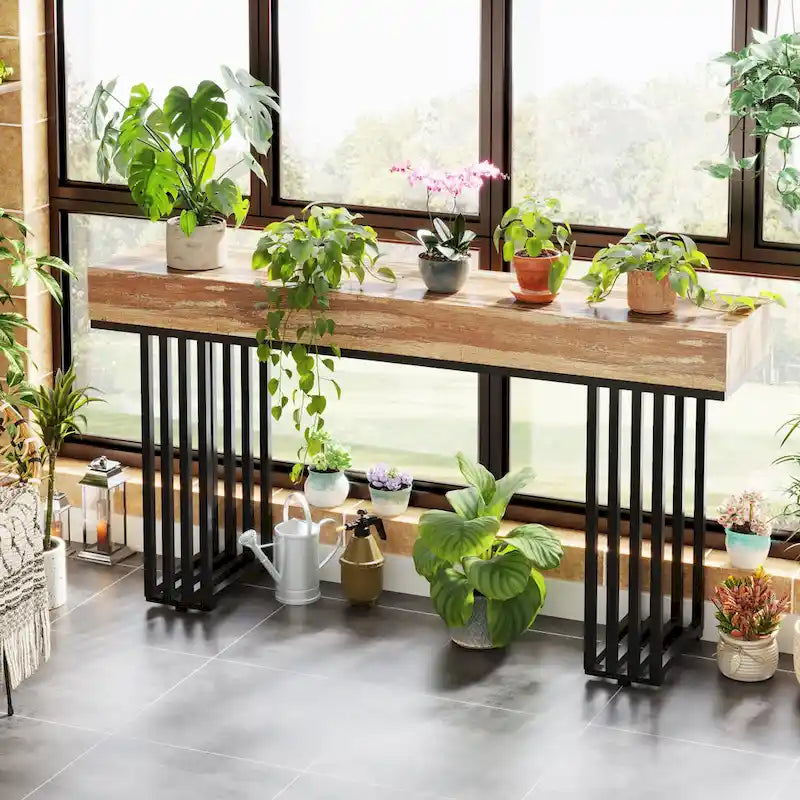 55-inch Console Sofa Hall Table for Entryway