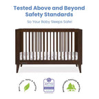 Delta Children Ollie 4-in-1 Convertible Crib with Daybed Conversion