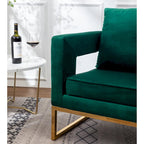 Roundhill Furniture Lenola Contemporary Upholstered Accent Armchair