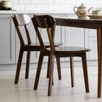 Mid Century Modern Solid Wood Dining Chairs Set of 2, Kitchen Chairs for Dining Room, Restaurant, or Living Room-Panipeachy