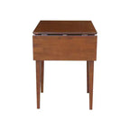Espresso Drop Leaf Dining Table, Seats 4